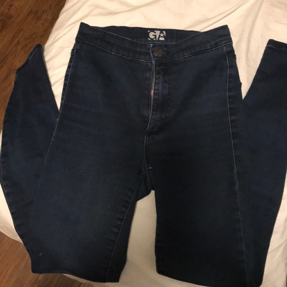 High waisted jeggings
